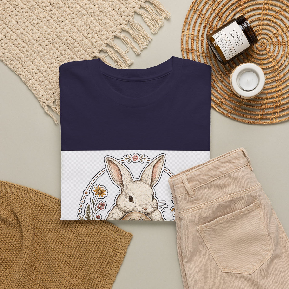 Easter Sunday Family Bunny Shirt - Cute Matching Graphic Tee