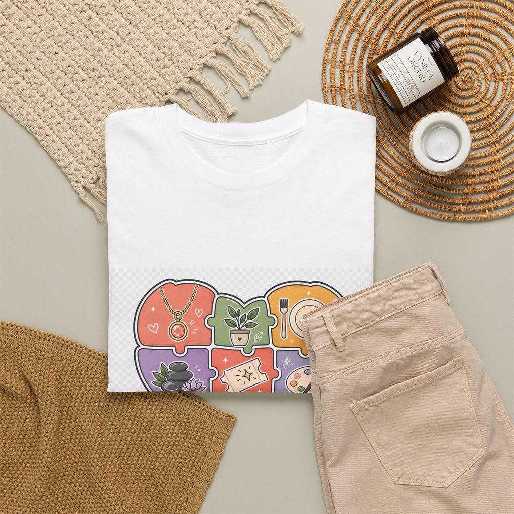 Mother's Day Floral Heart Tee for Mom, Cute Spring Gift
