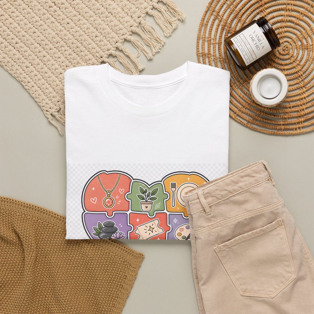Mother's Day Floral Heart Tee for Mom, Cute Spring Gift