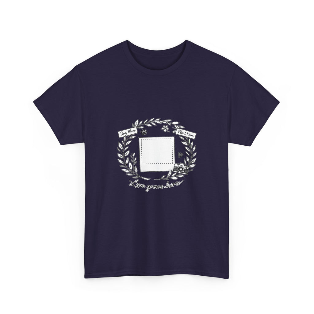 Mother's Day Shirt for Moms Floral Heart Design Gift