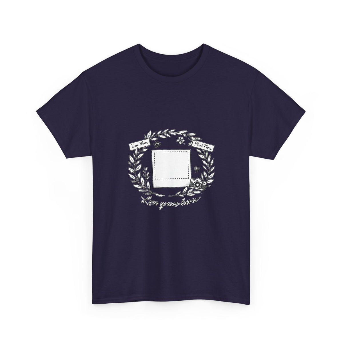 Mother's Day Shirt for Moms Floral Heart Design Gift