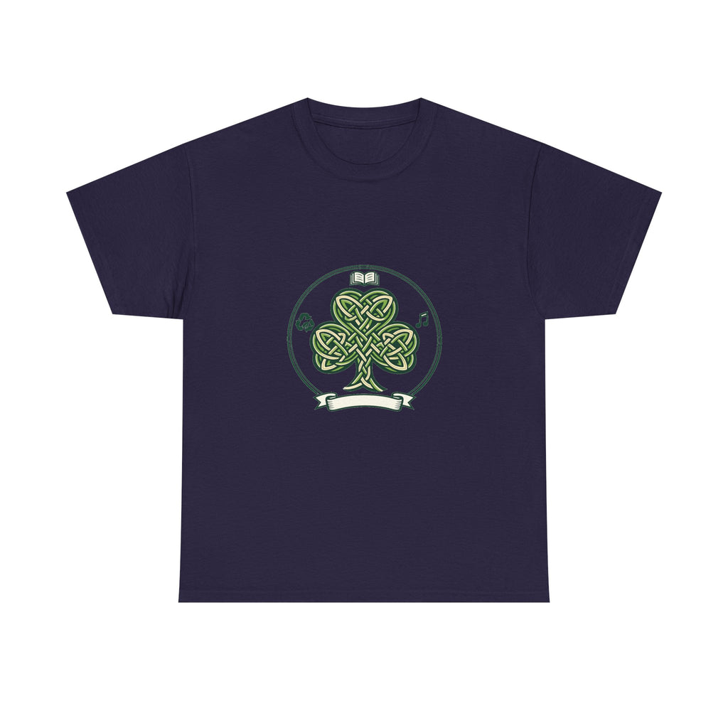 St. Patrick's Day Shirt for Celtic Art Fans – Green Shamrock Tee