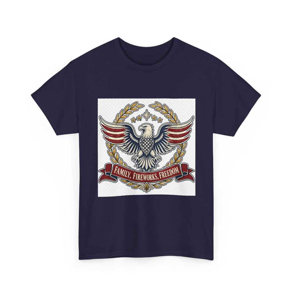 Independence Day T-Shirt for Patriotic Adults — Vintage Flag Graphic