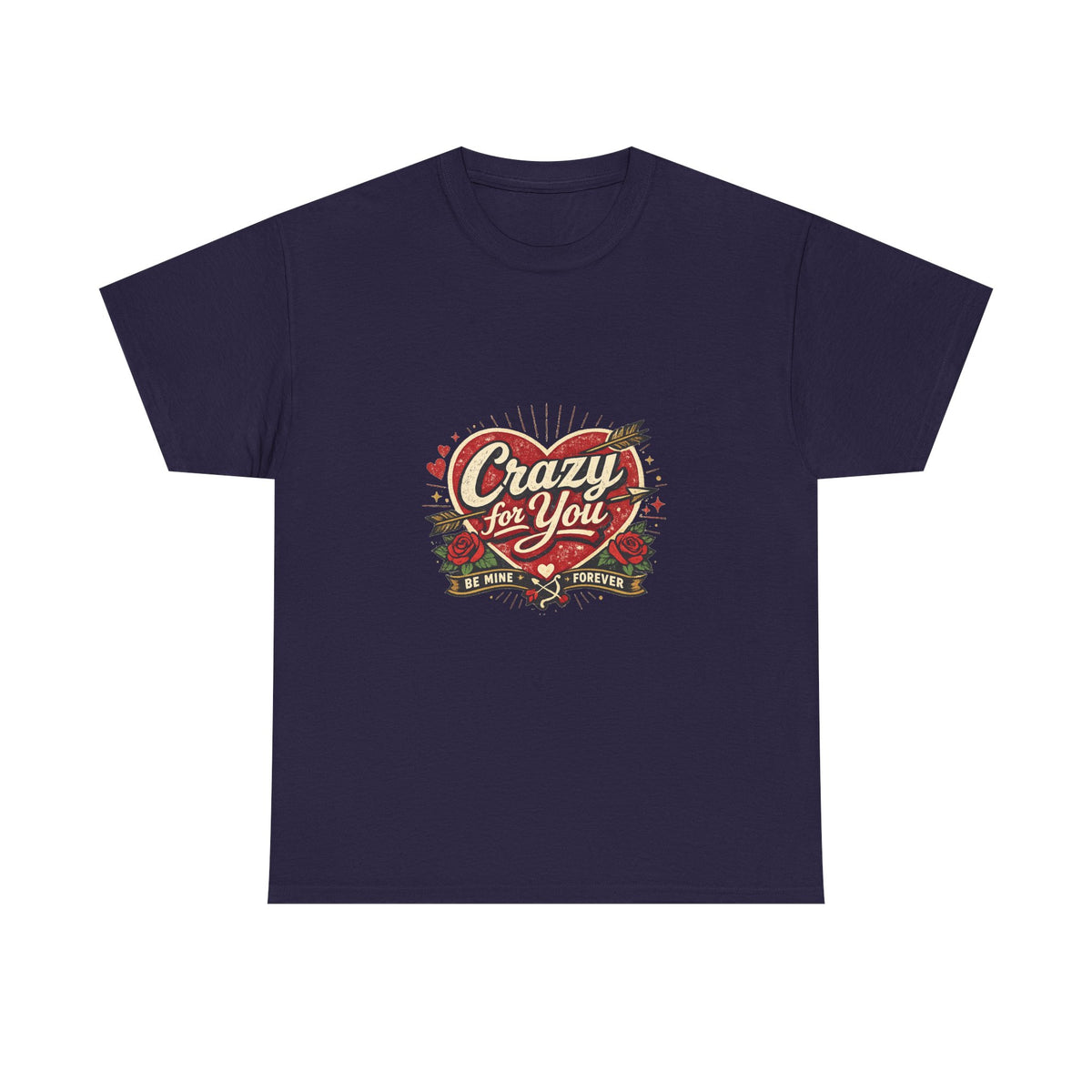 Valentine's Day Shirt for Couples – AI Heart Design, Var. 2