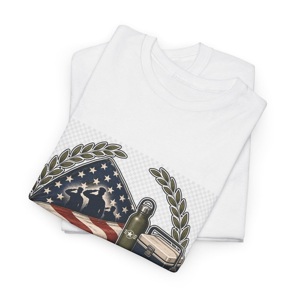 Memorial Day Patriotic Flag Tee for Veterans & Families