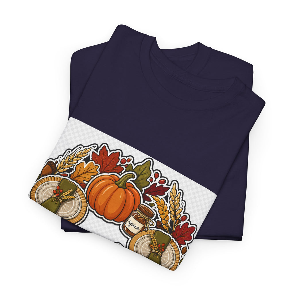 Thanksgiving Day Cozy Turkey Family Graphic Tee — Fall Gift