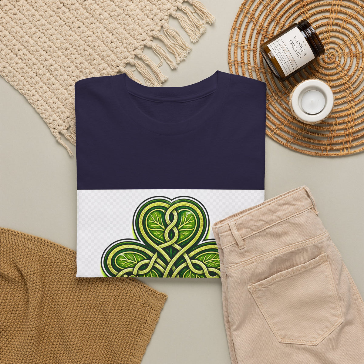 St. Patrick's Day Lucky Clover Vintage Graphic Tee Unisex