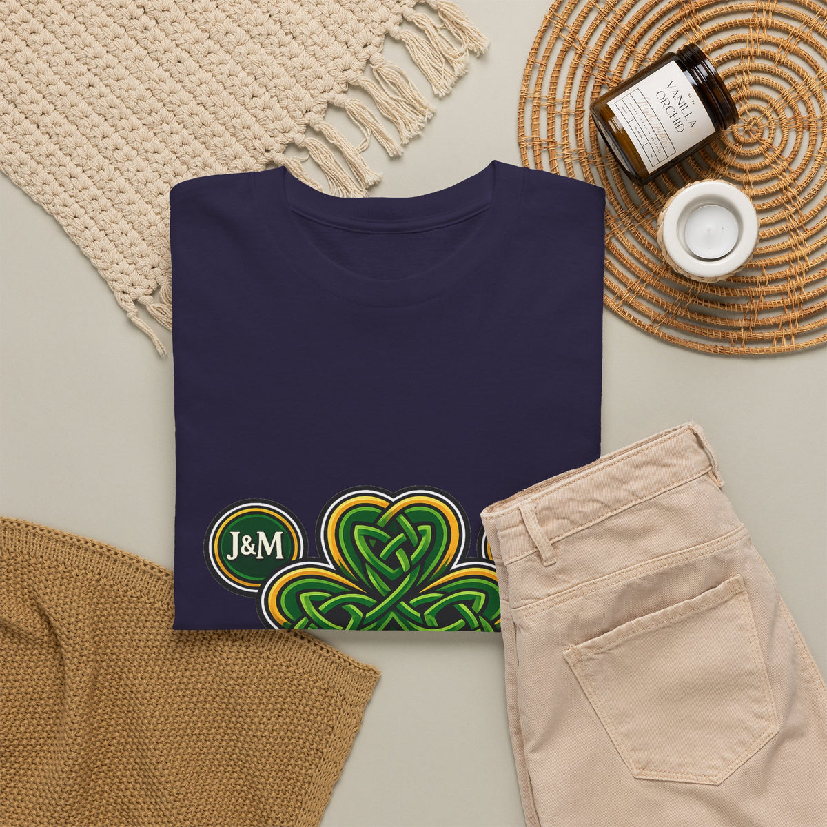 St. Patrick's Day Unisex Graphic Tee - Lucky Shamrock Design