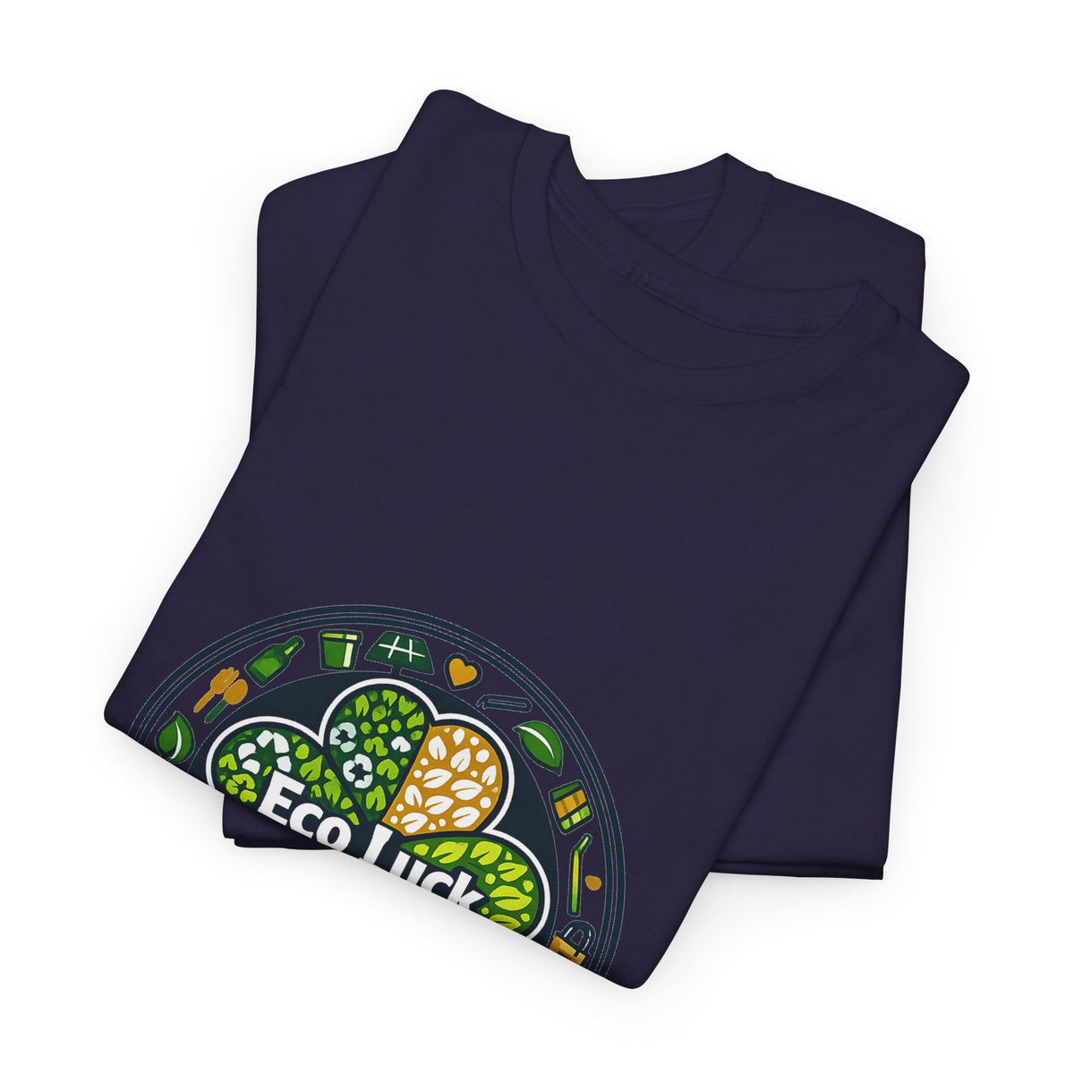 St. Patrick's Day Graphic Tee – Shamrock Rainbow Design