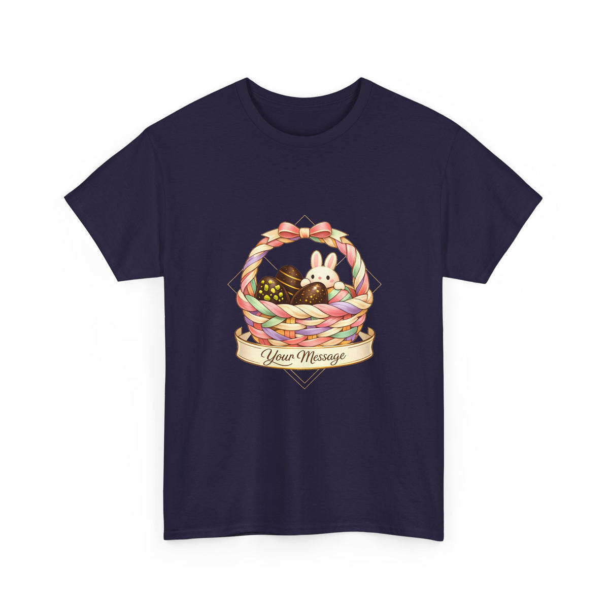 Easter Sunday Shirt for Women - Cheerful Bunny & Eggs Design