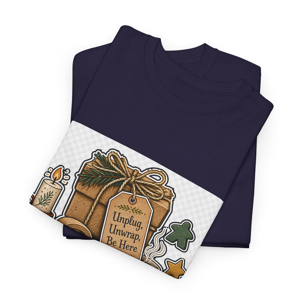 Christmas Day Plaid Reindeer Tee for Family & Holiday Gifts