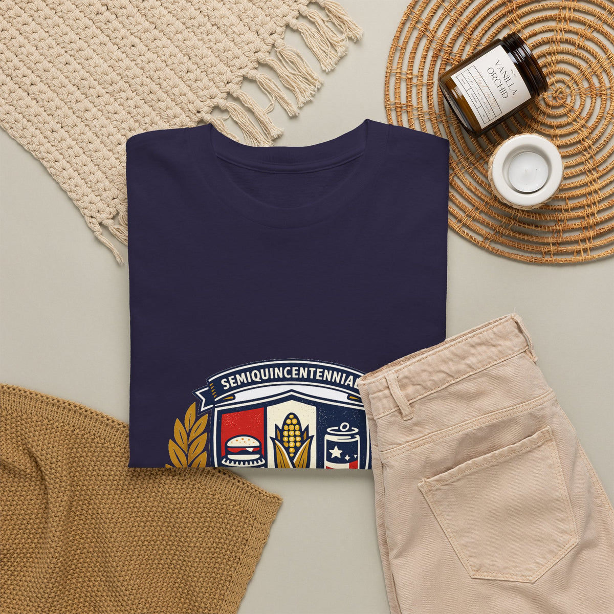 Independence Day Patriotic Flag Tee for Family & BBQ