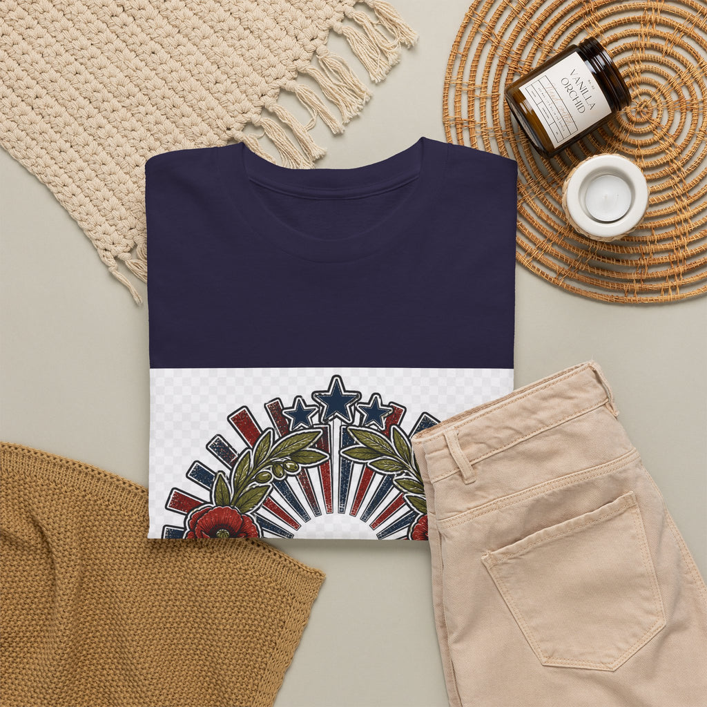 Memorial Day Remembrance Tee for Patriots - Poppy Flag
