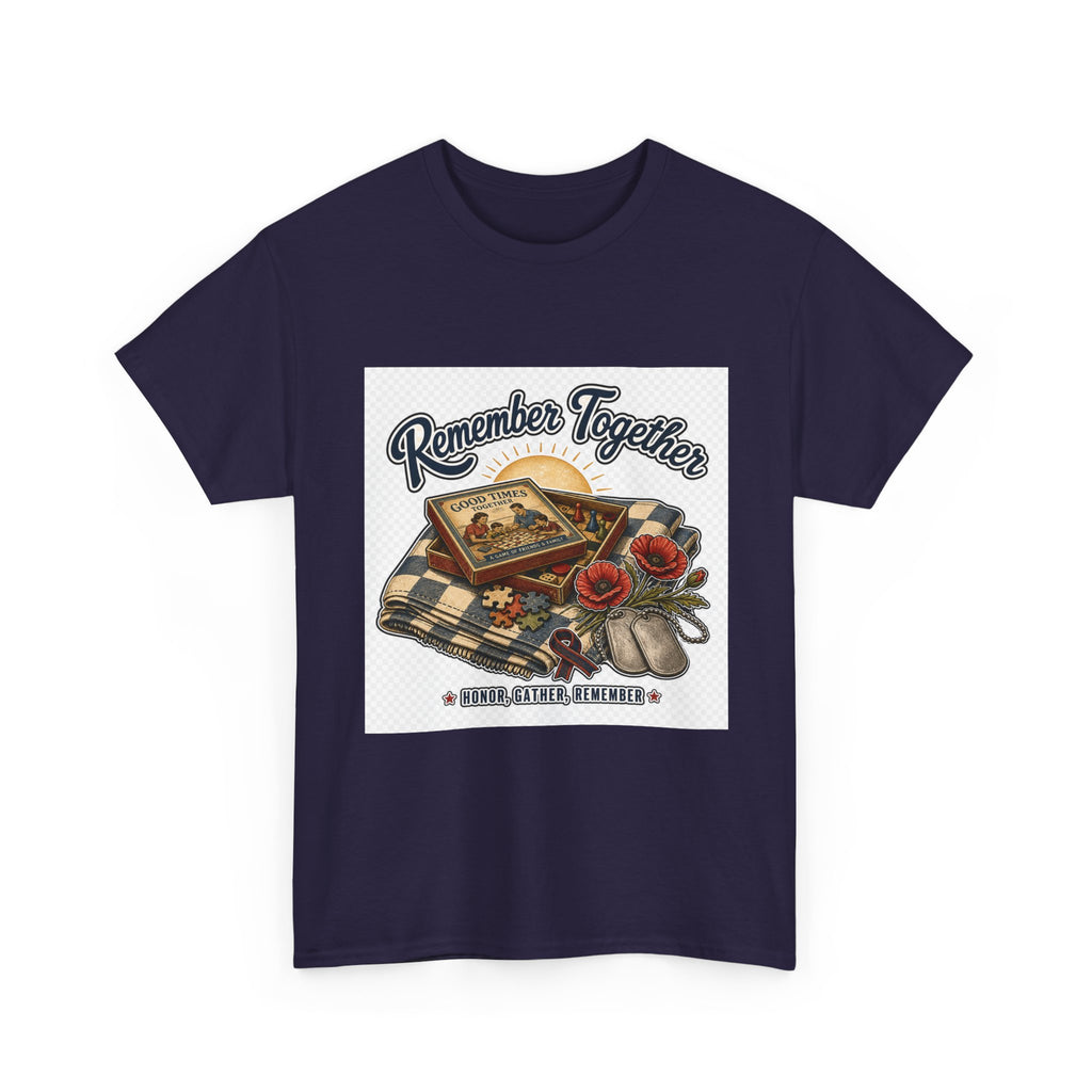 Memorial Day Tribute Tee for Patriots - Vintage Flag Design
