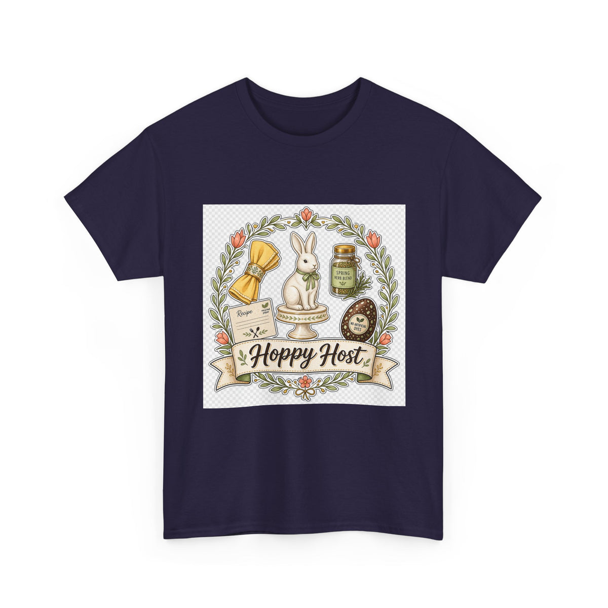 Easter Sunday T-Shirt for Family — Pastel Bunny & Egg Design