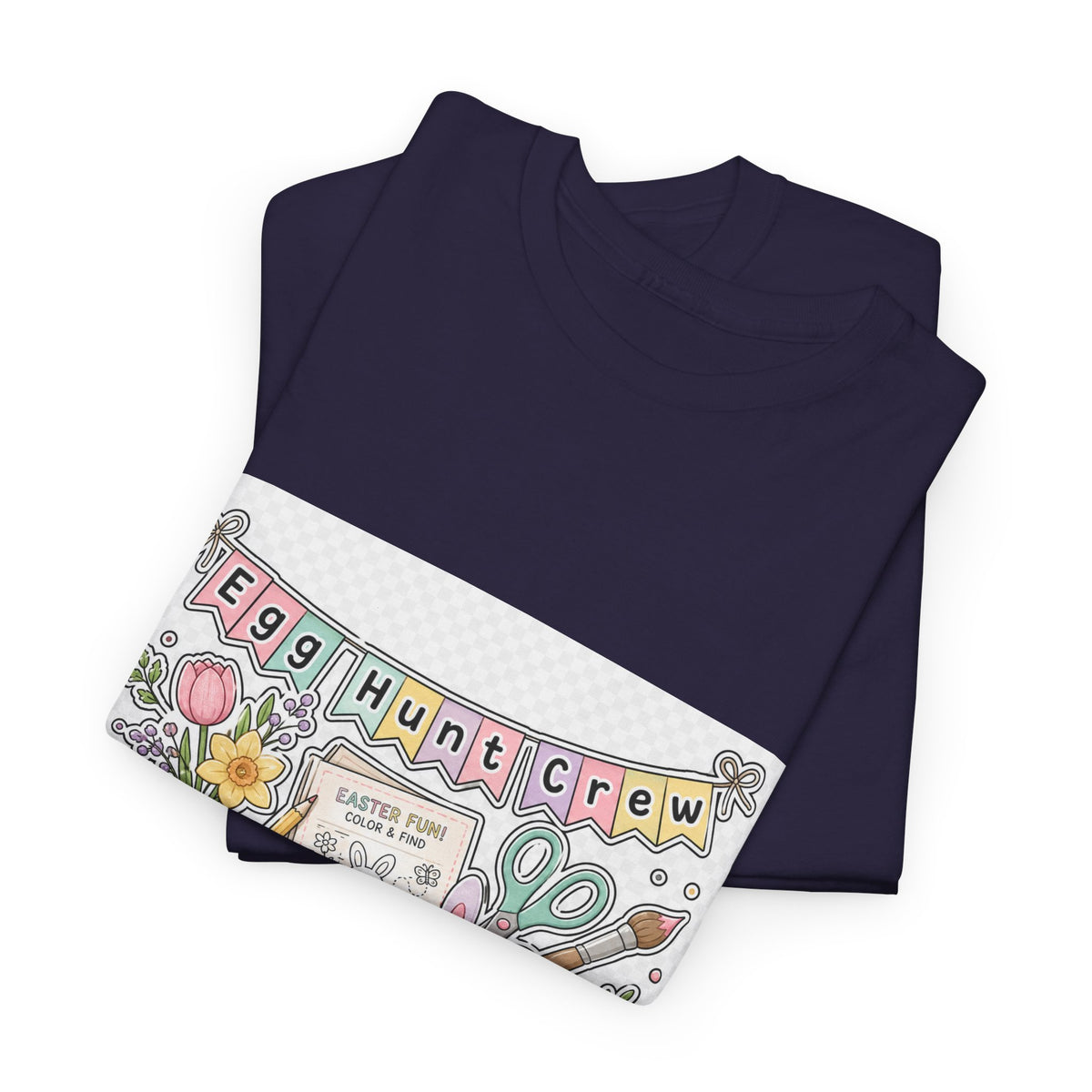 Easter Sunday Bunny Chalkboard Art Tee for Families