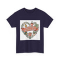 Mother's Day Floral Heart Tee — Perfect Mom Gift for Loving Moms