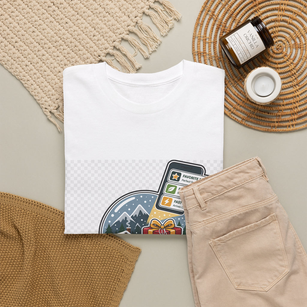 Christmas Day Cozy Cabin Graphic Tee - Family Holiday Gift