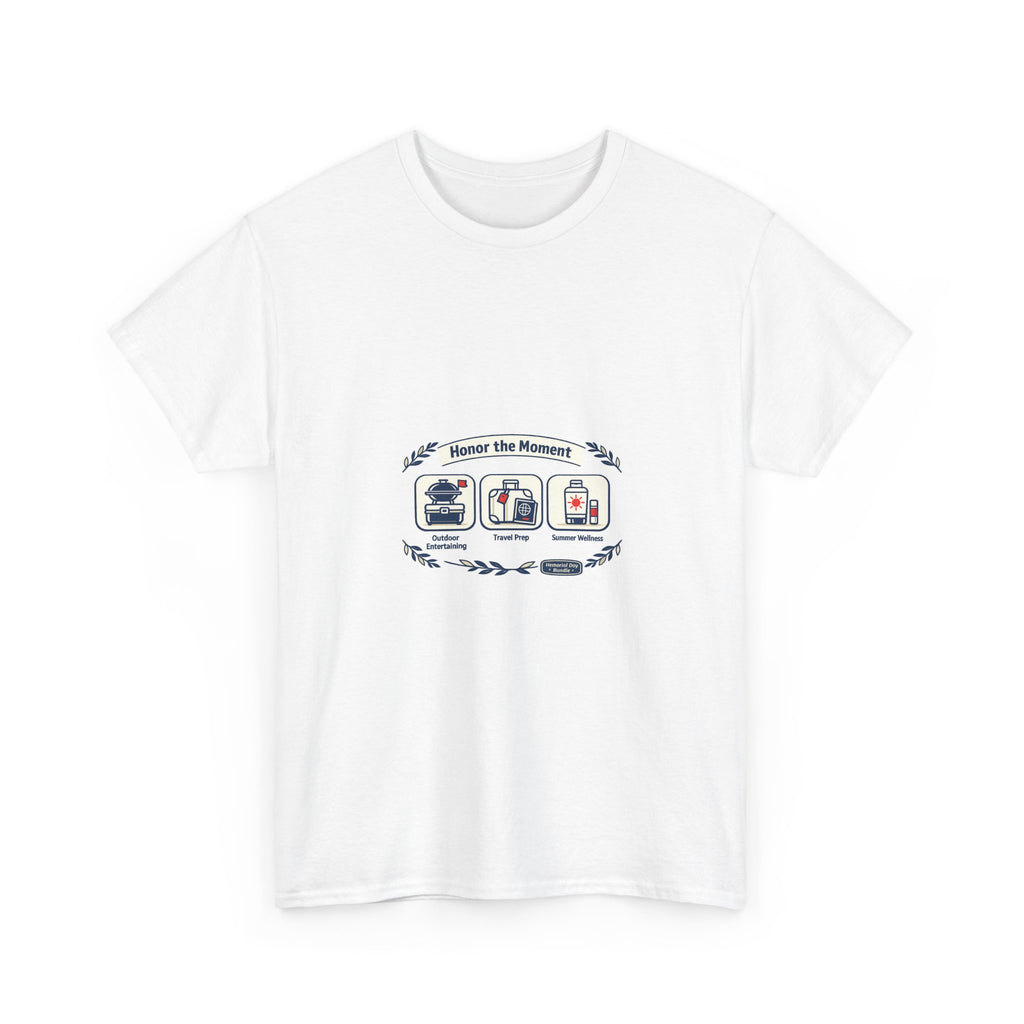 Memorial Day Tee for Veterans and Families - Respectful Flag Art