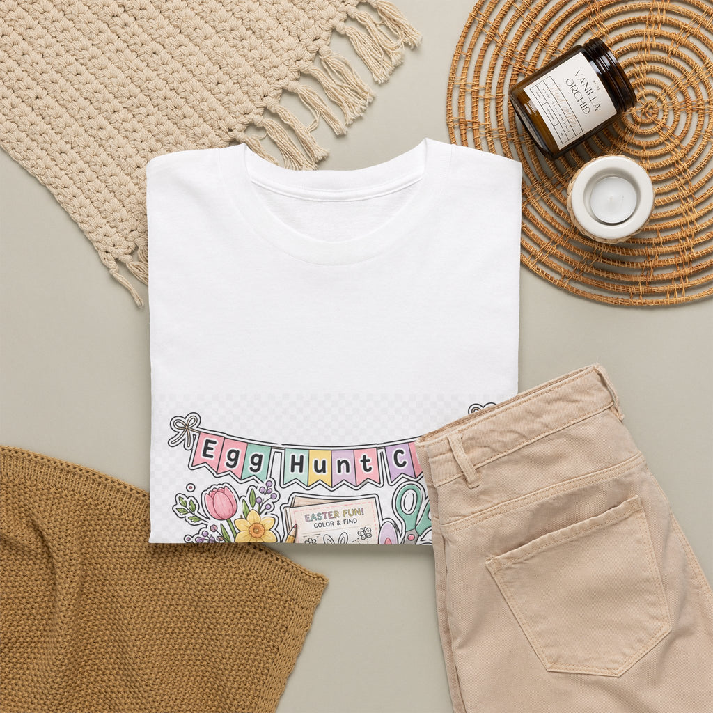 Easter Sunday Bunny Chalkboard Art Tee for Families