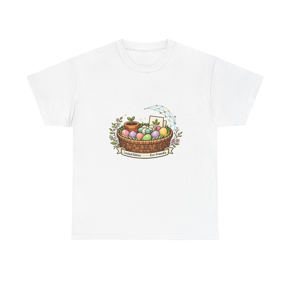Easter Sunday Shirt for Adults — Floral Bunny Design Gift Idea