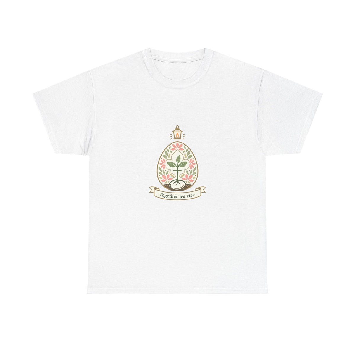 Easter Sunday Shirt for Adults – Pastel Bunny & Eggs Design