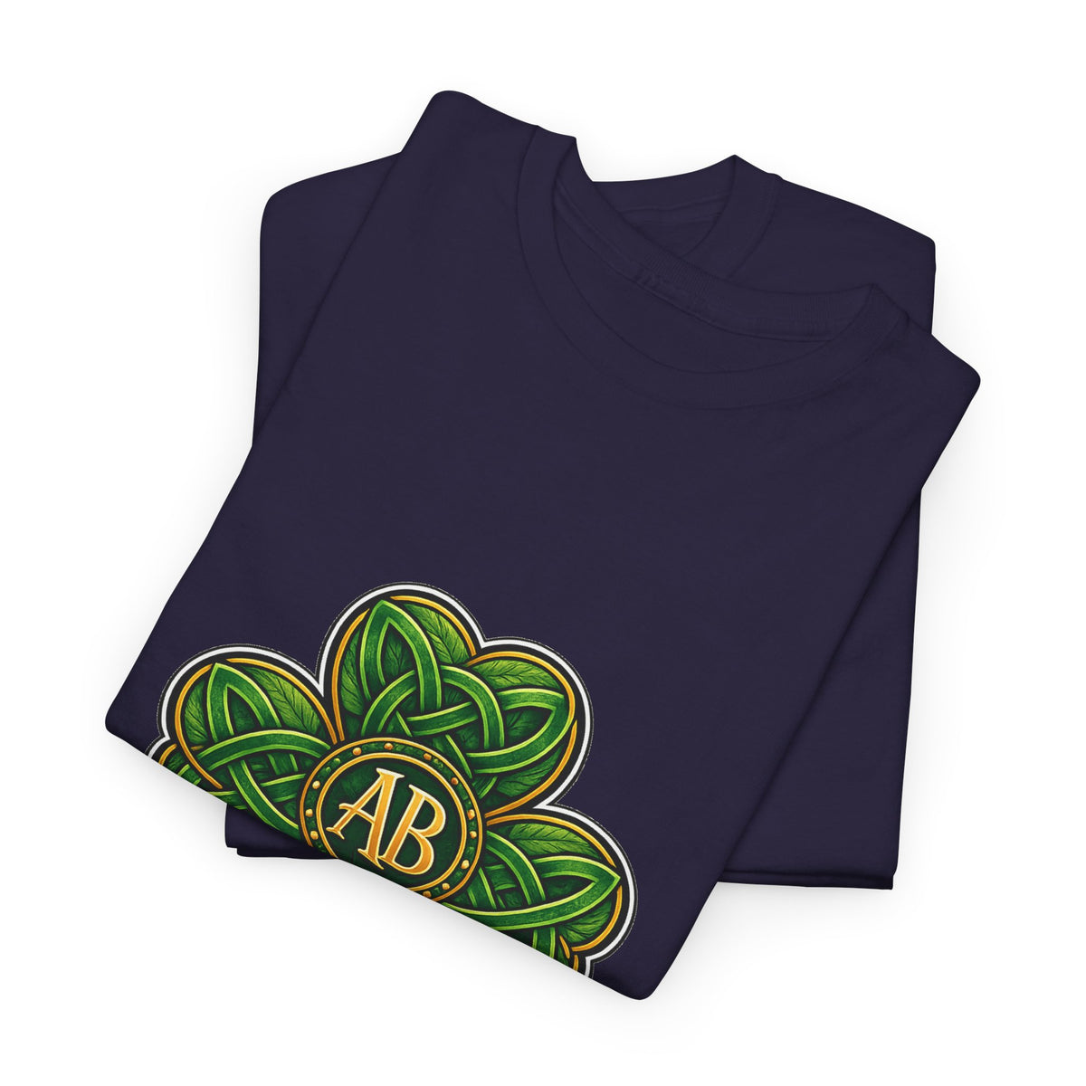 St. Patrick's Day Graphic Tee for Friends - Shamrock Burst Design