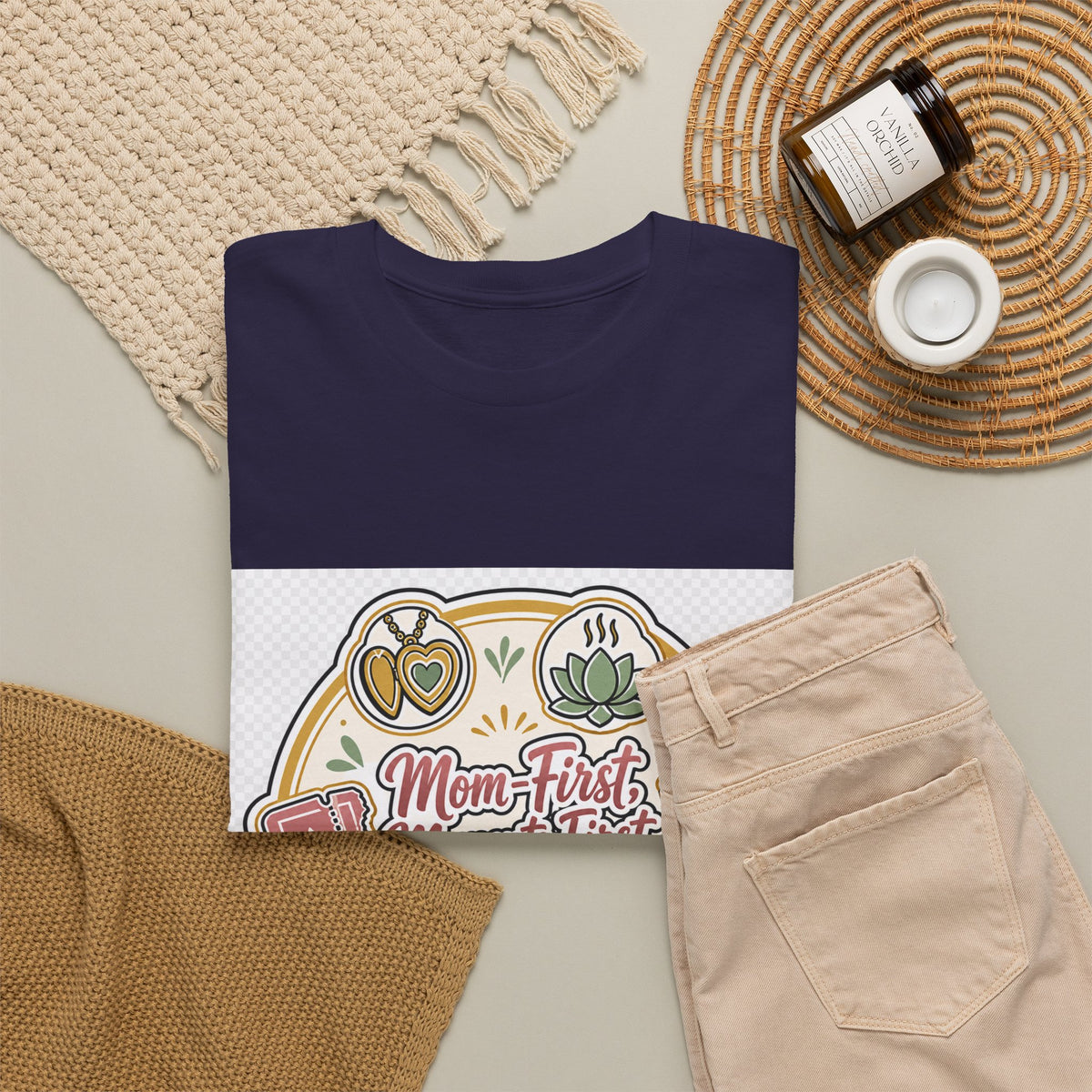 Mother's Day Shirt for Mom — Floral Heart Graphic Tee