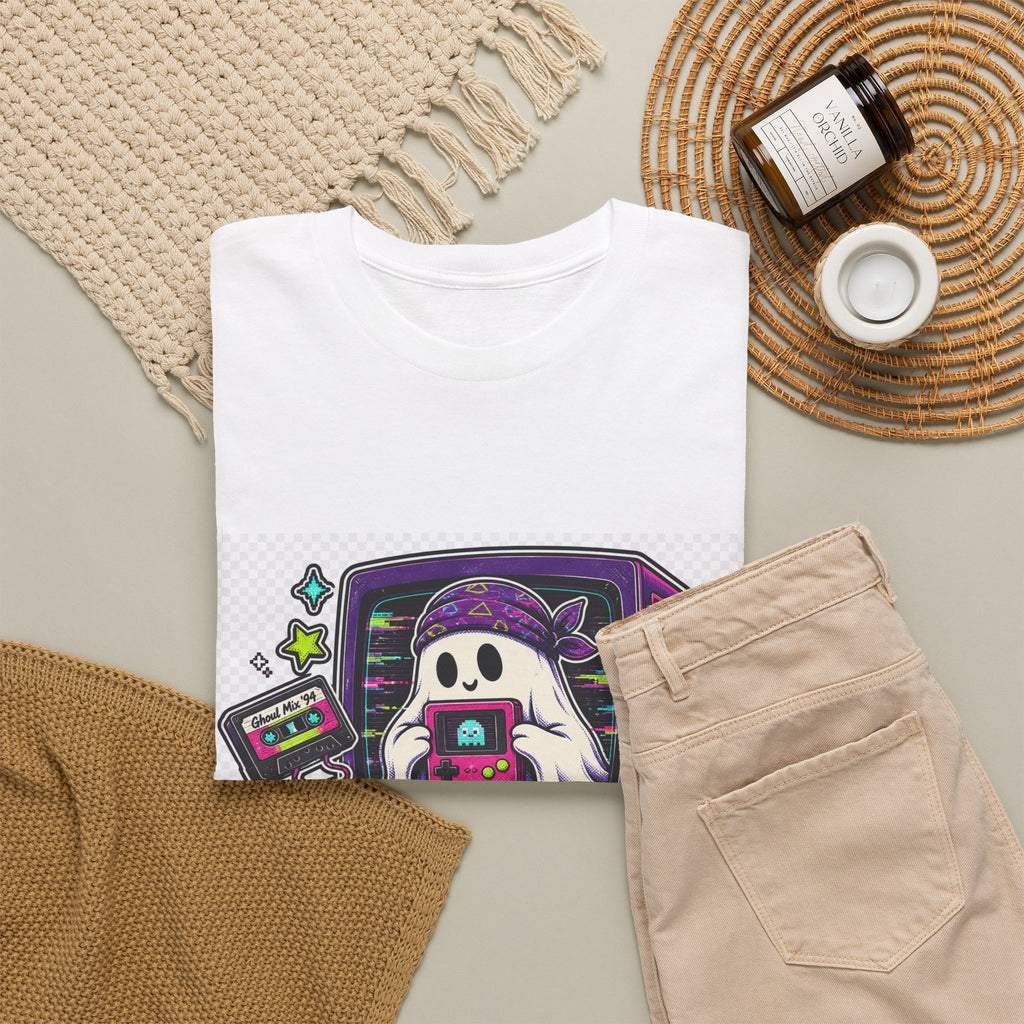 Halloween Haunted Moon Graphic Tee for Spooky Fans