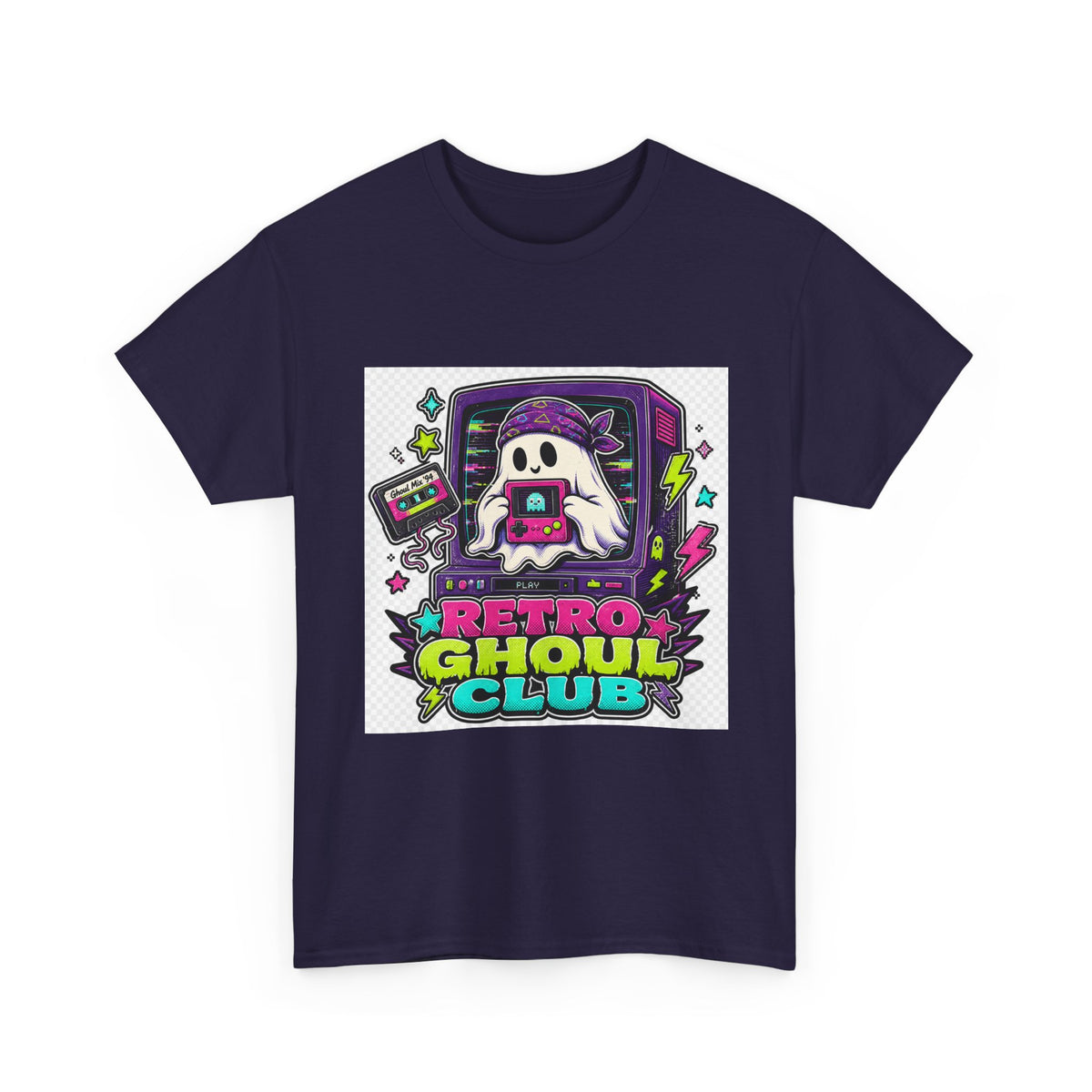 Halloween Haunted Moon Graphic Tee for Spooky Fans