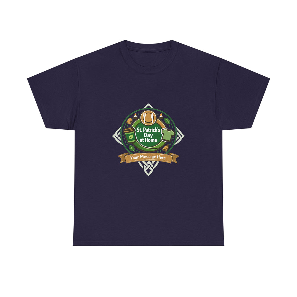 St. Patrick's Day Tee for Women – Shamrock Rainbow Graphic
