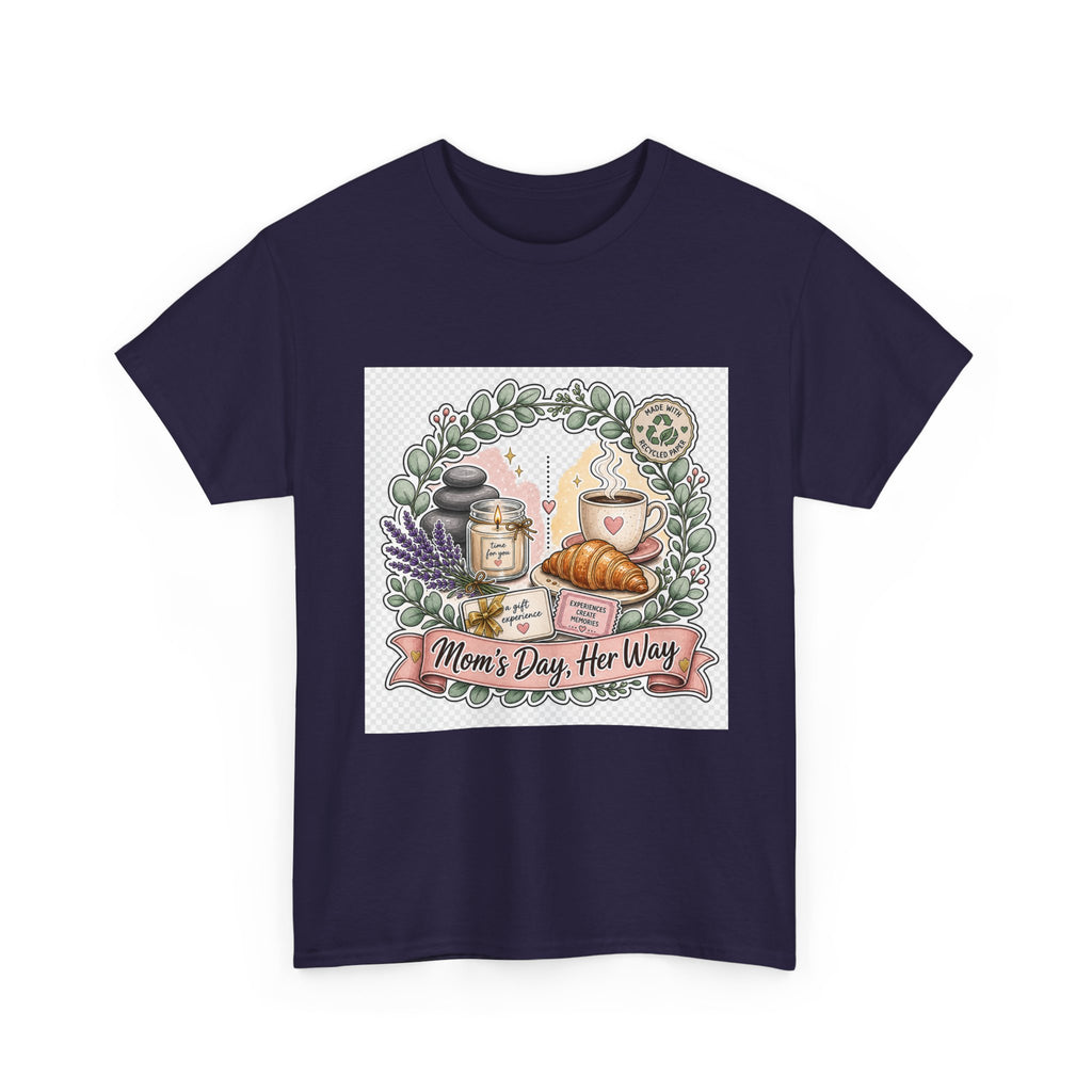 Mother's Day Floral Heart Tee for Mom — Gift Shirt