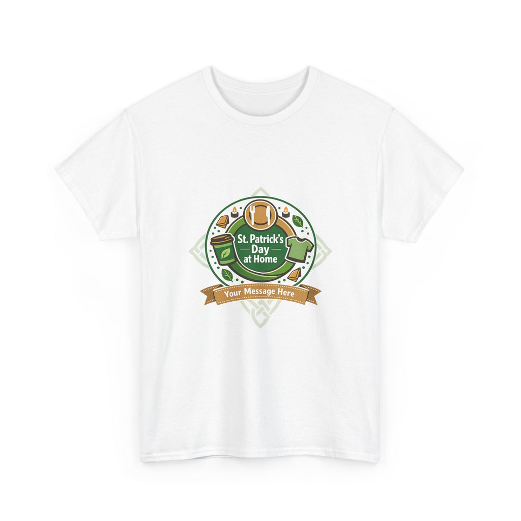 St. Patrick's Day Tee for Women – Shamrock Rainbow Graphic