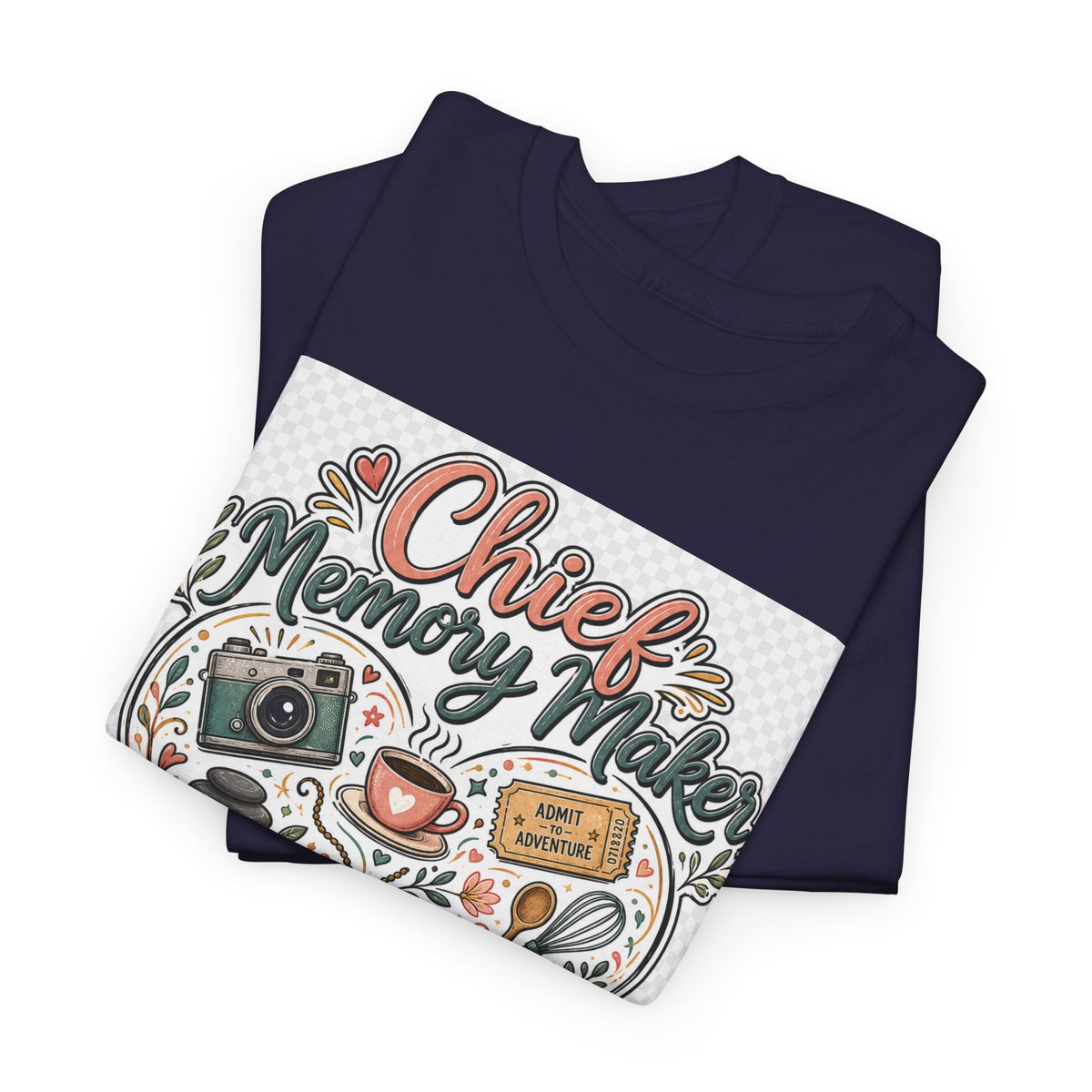 Mother's Day Floral Heart Tee for Mom — Gift from Kids
