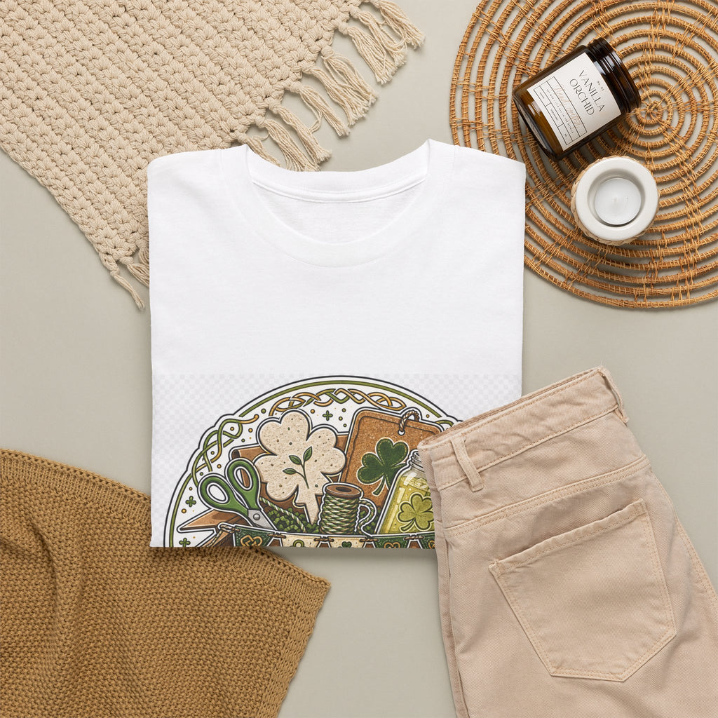St. Patrick's Day Lucky Shamrock Beer Graphic Tee for Adults