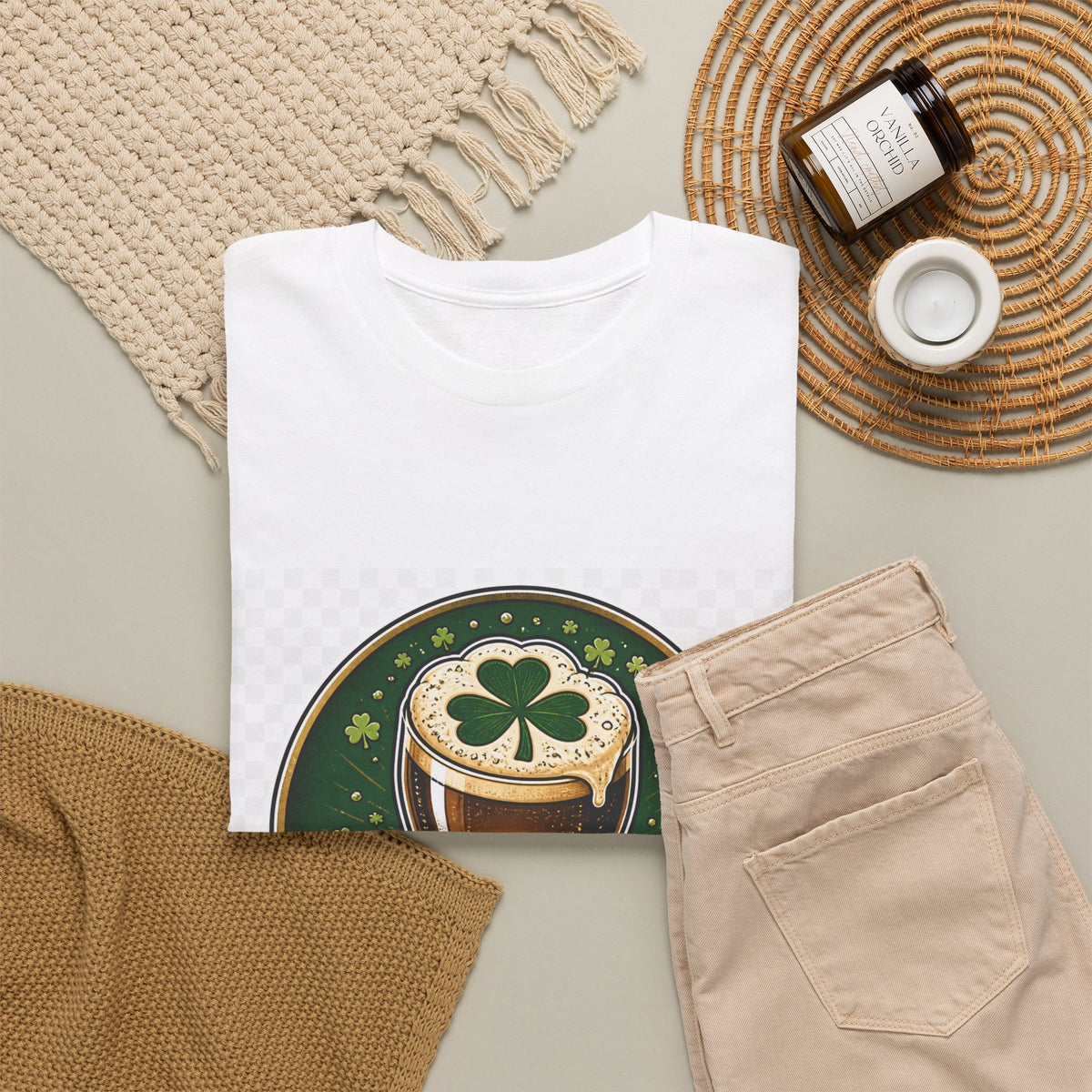 St. Patrick's Day Lucky Shamrock Tee for Men & Women