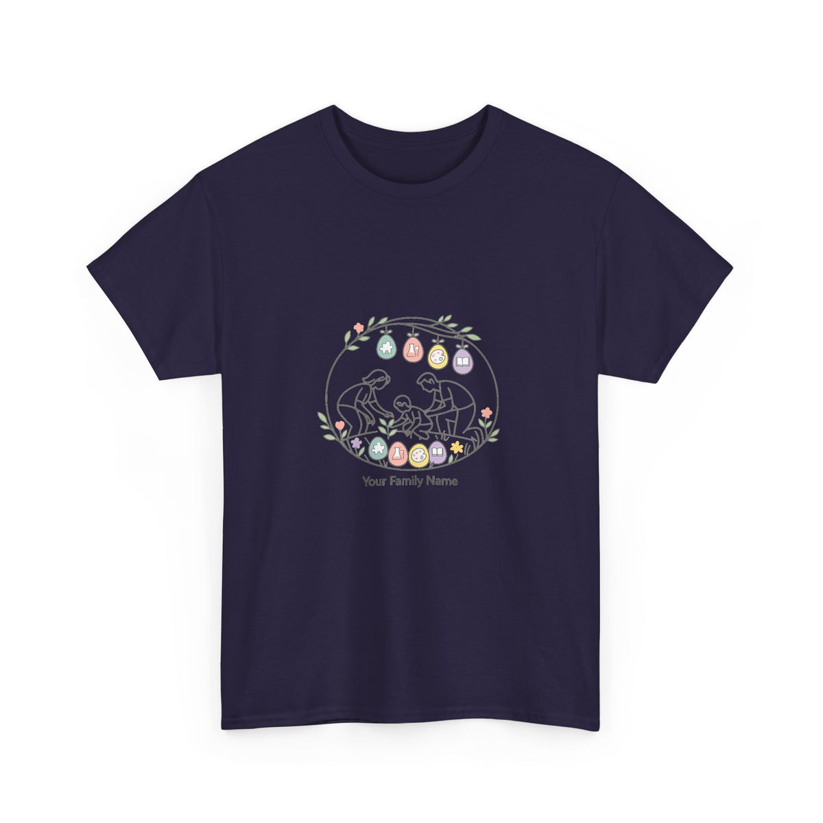 Easter Sunday Shirt for Christians: Spring Faith Art Tee