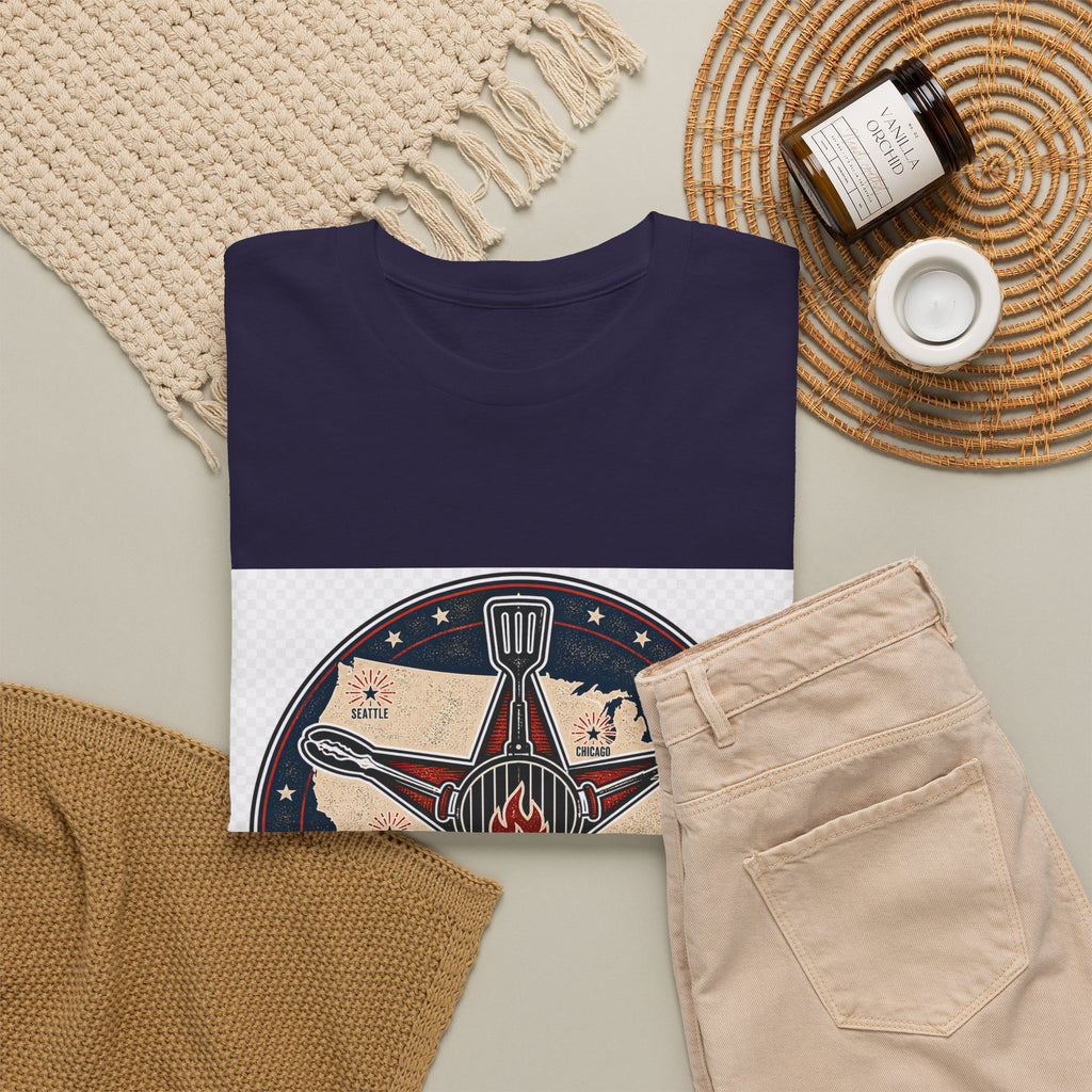 Independence Day Fireworks Tee - Patriotic Graphic Shirt