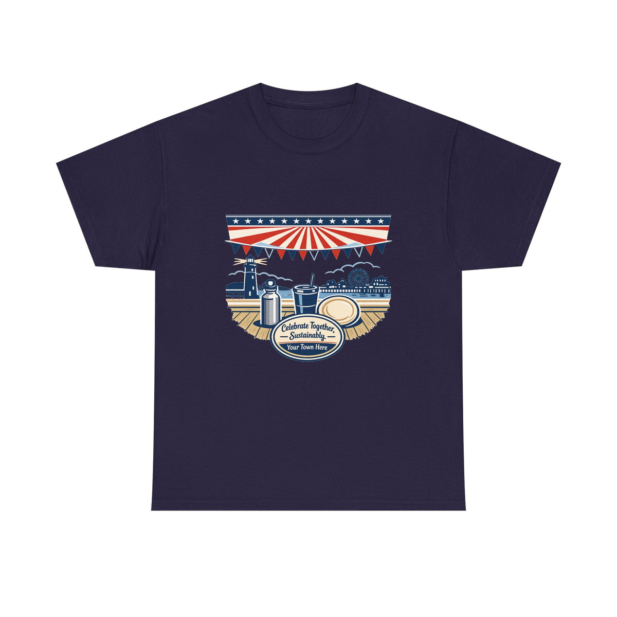 Independence Day Patriotic Fireworks Tee for Americans