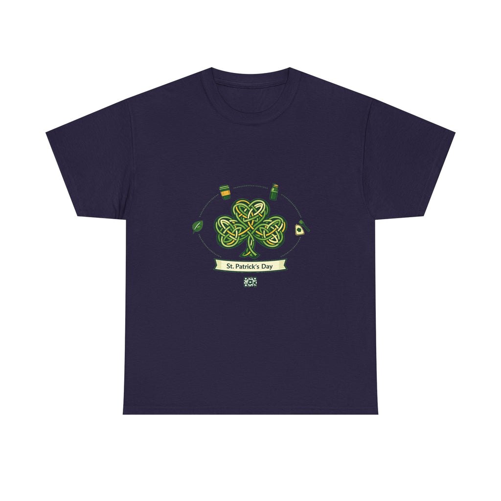 St. Patrick's Day Shirt — Green Shamrock Art for Friends
