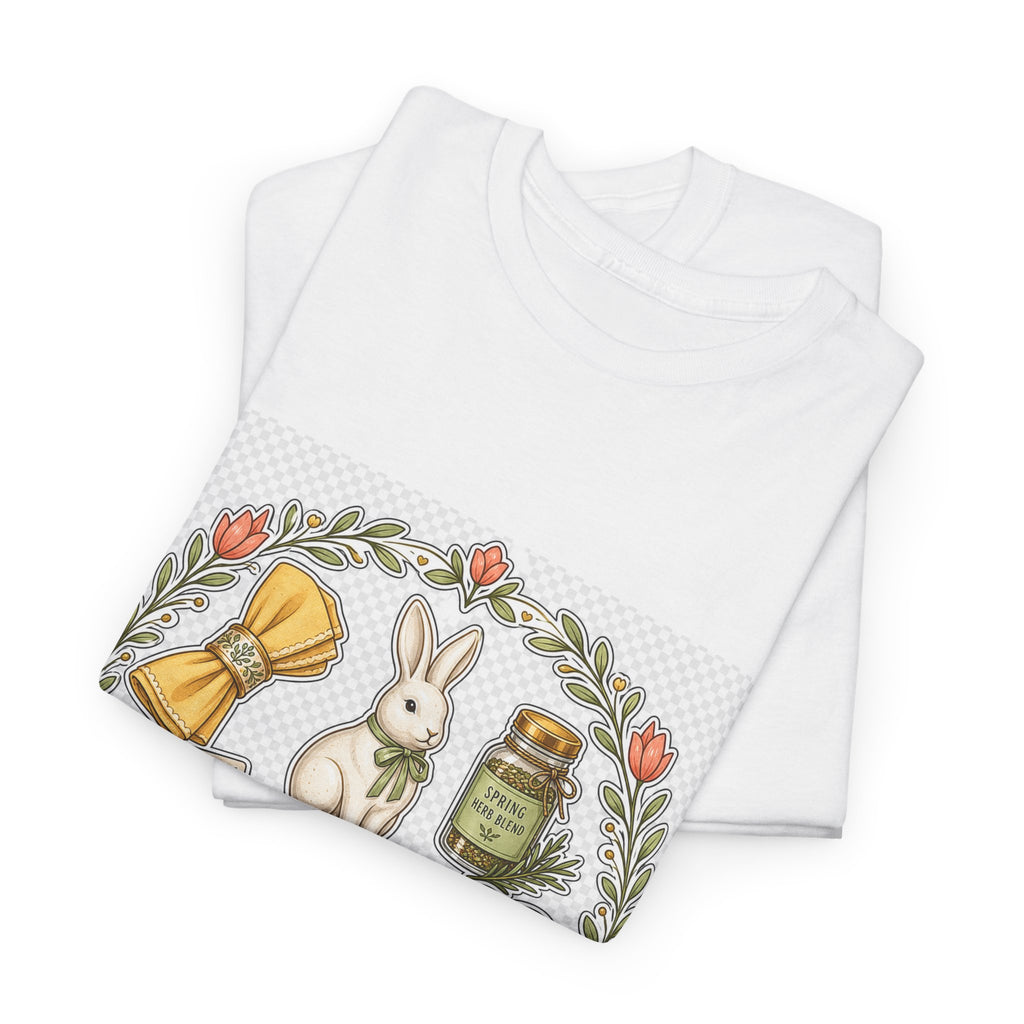 Easter Sunday T-Shirt for Family — Pastel Bunny & Egg Design