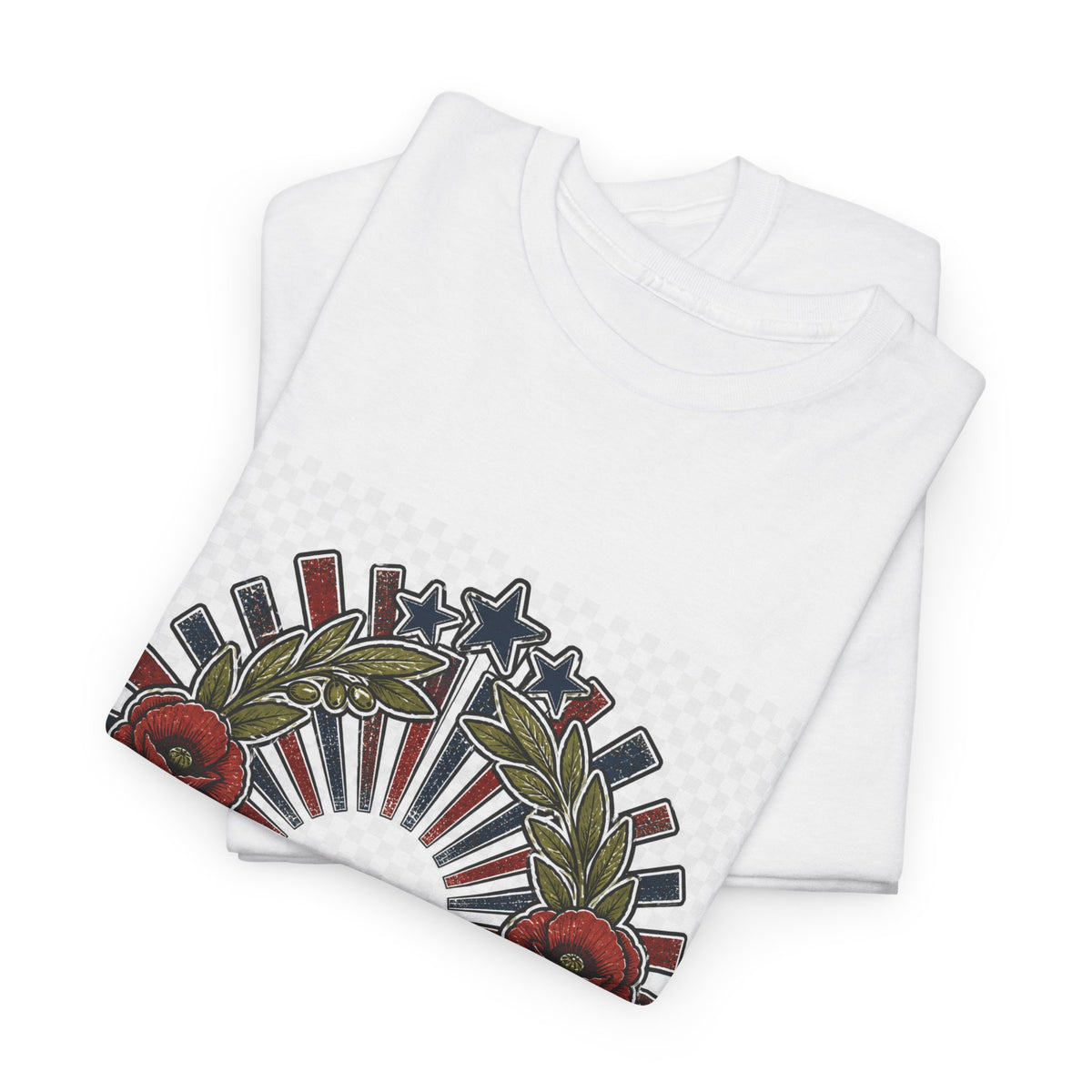 Memorial Day Remembrance Tee for Patriots - Poppy Flag