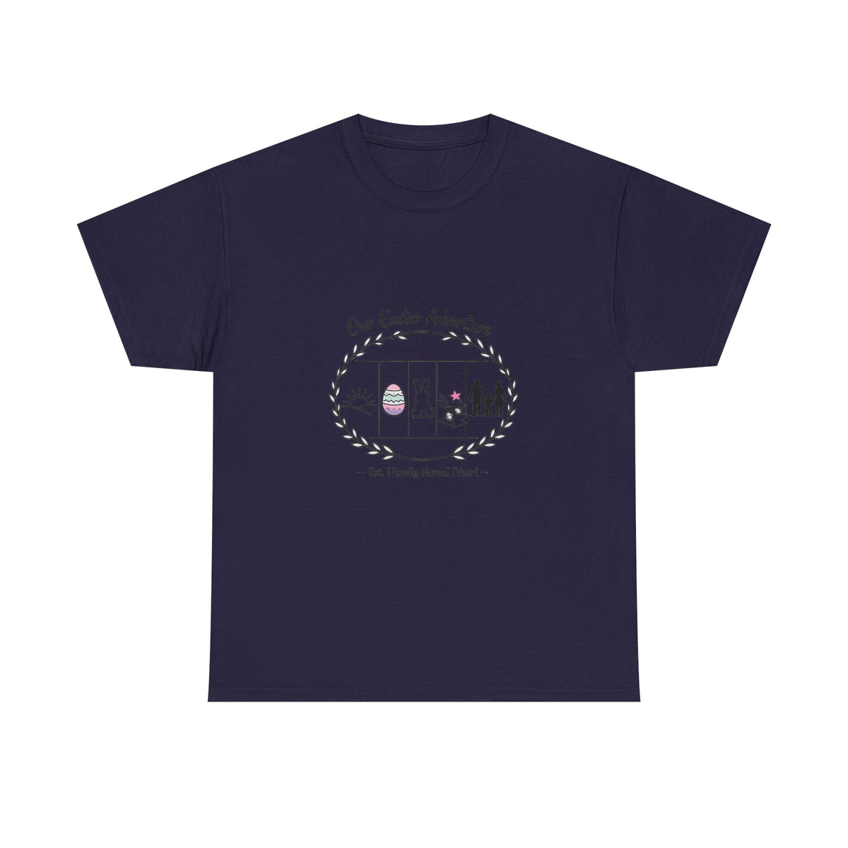 Easter Sunday shirt for Christians - Spring Floral Cross design