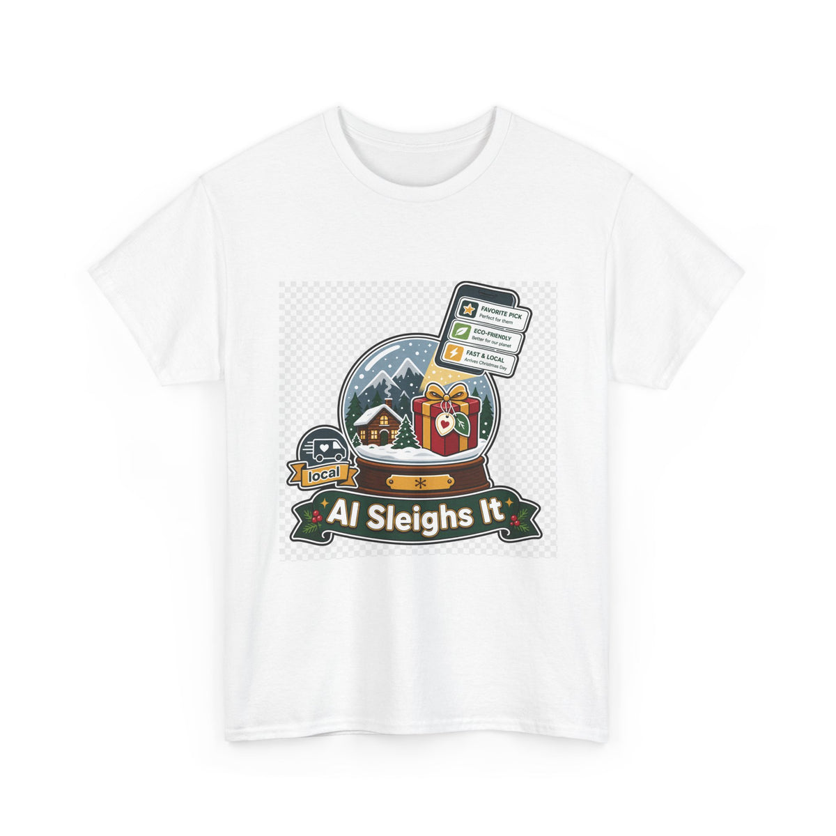 Christmas Day Cozy Cabin Graphic Tee - Family Holiday Gift