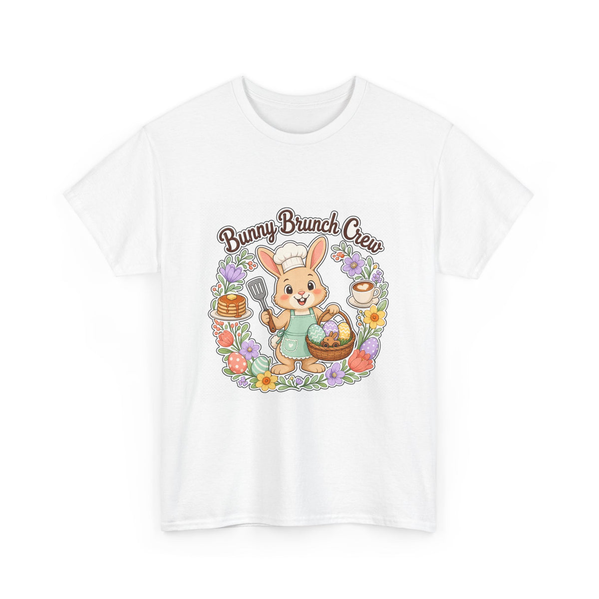 Easter Sunday Bunny Bouquet Shirt for Family Photos