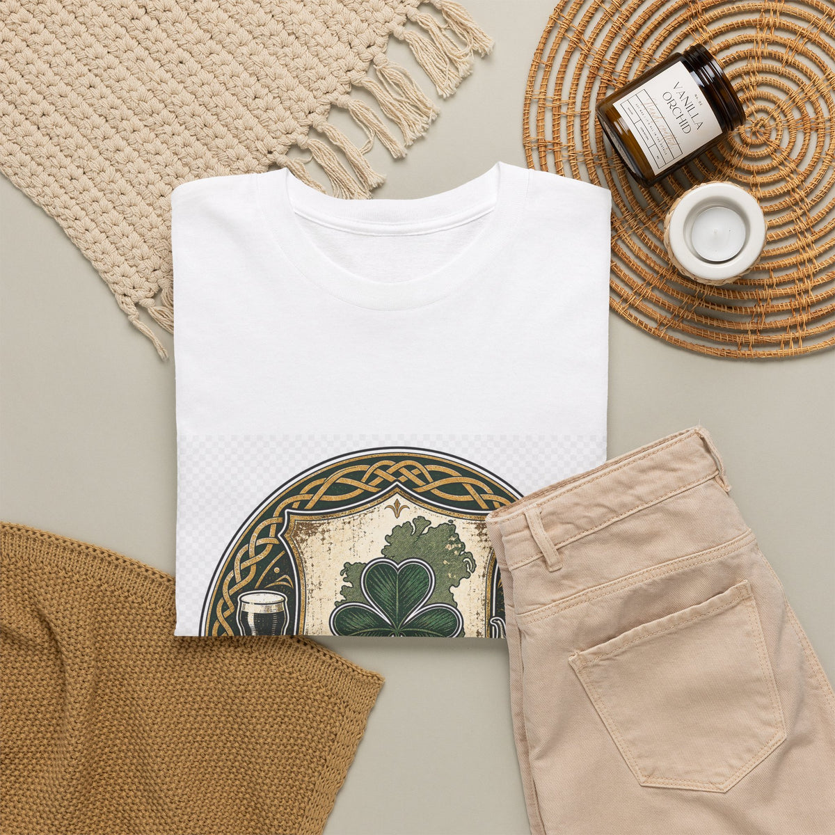 St. Patrick's Day Lucky Shamrock Tee for Friends & Family