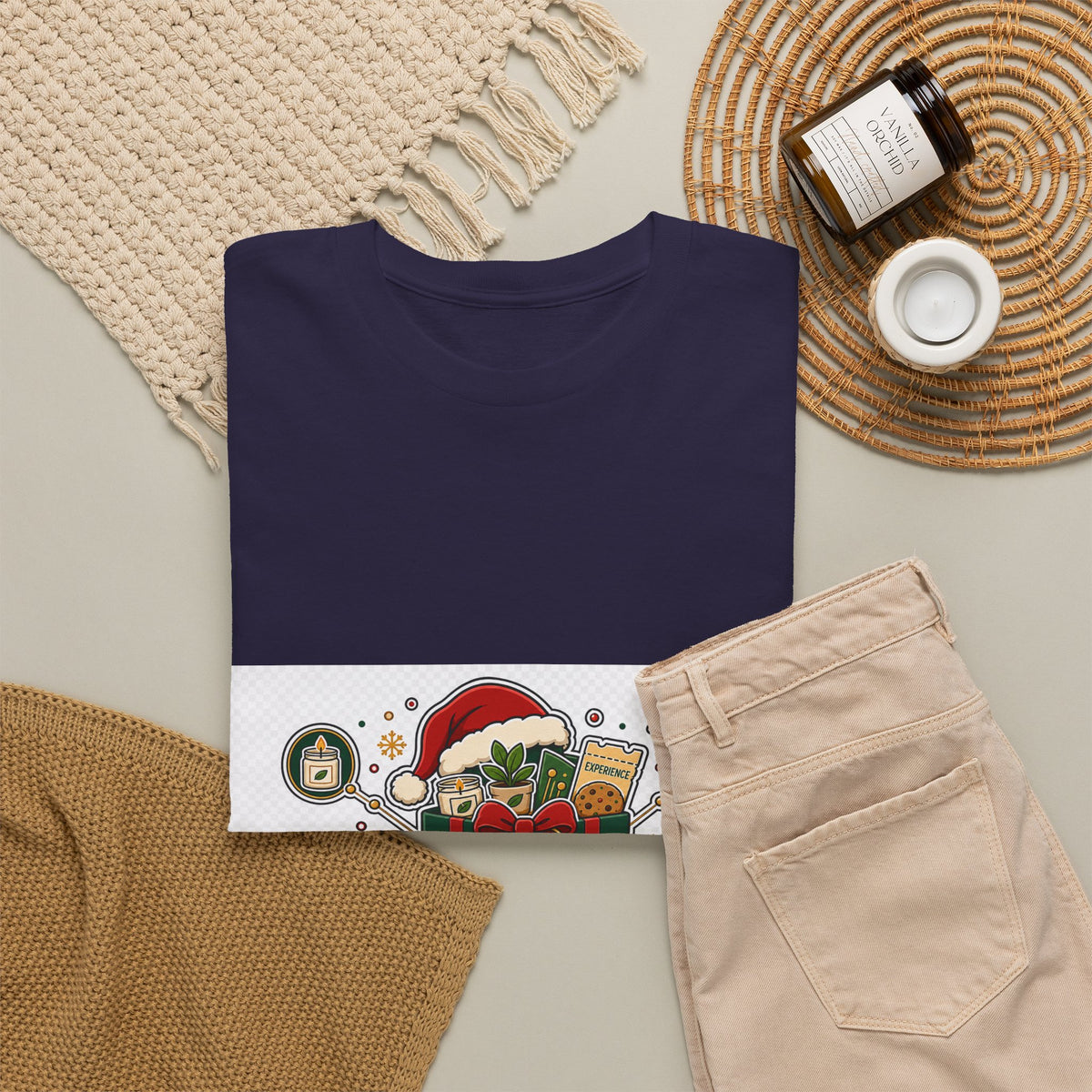Christmas Day Retro Snowman Graphic Tee — Cozy Family Gift