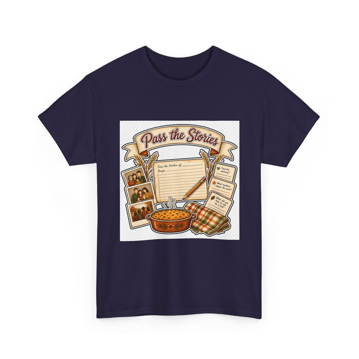 Thanksgiving Day Turkey & Harvest Tee for Family Gatherings