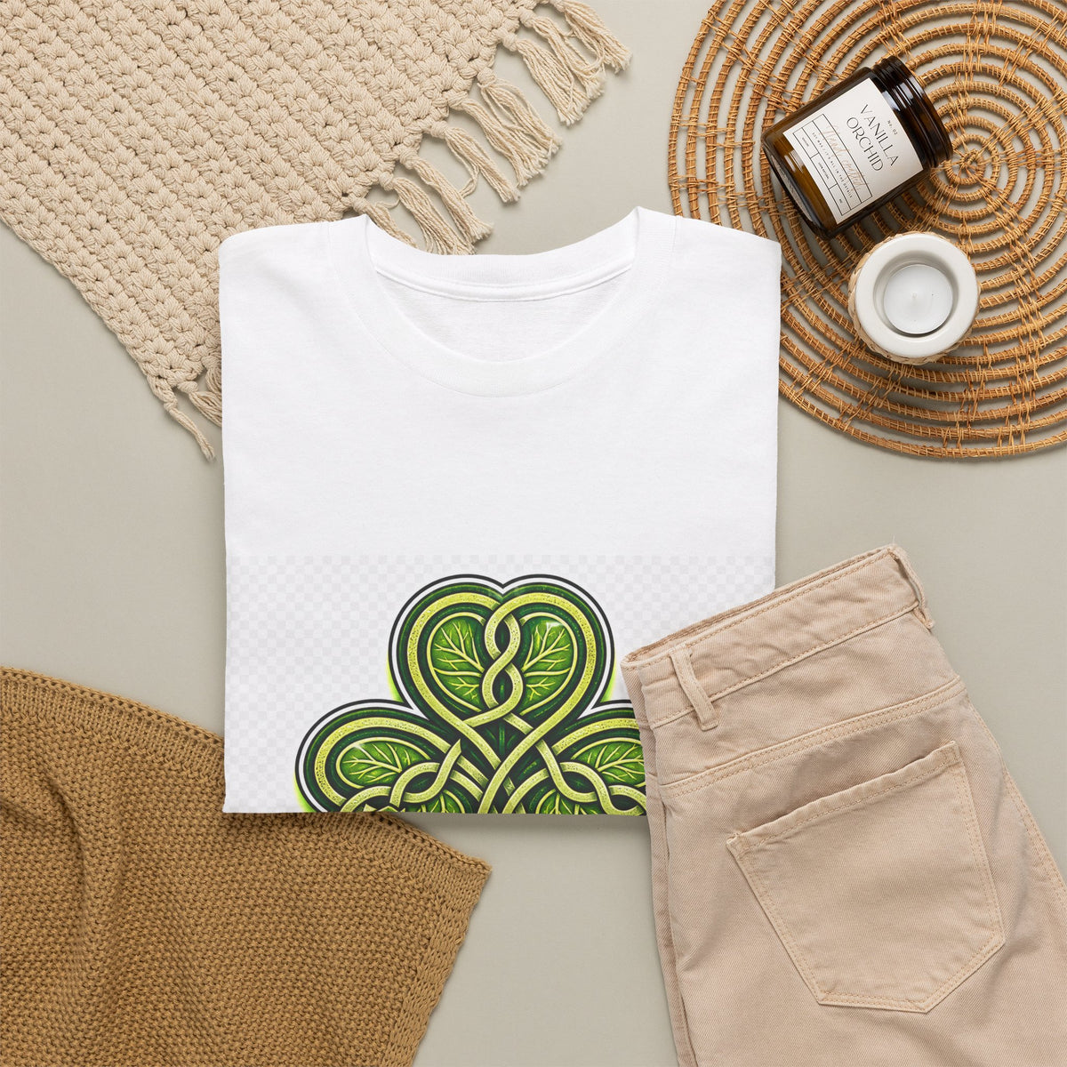 St. Patrick's Day Lucky Clover Vintage Graphic Tee Unisex