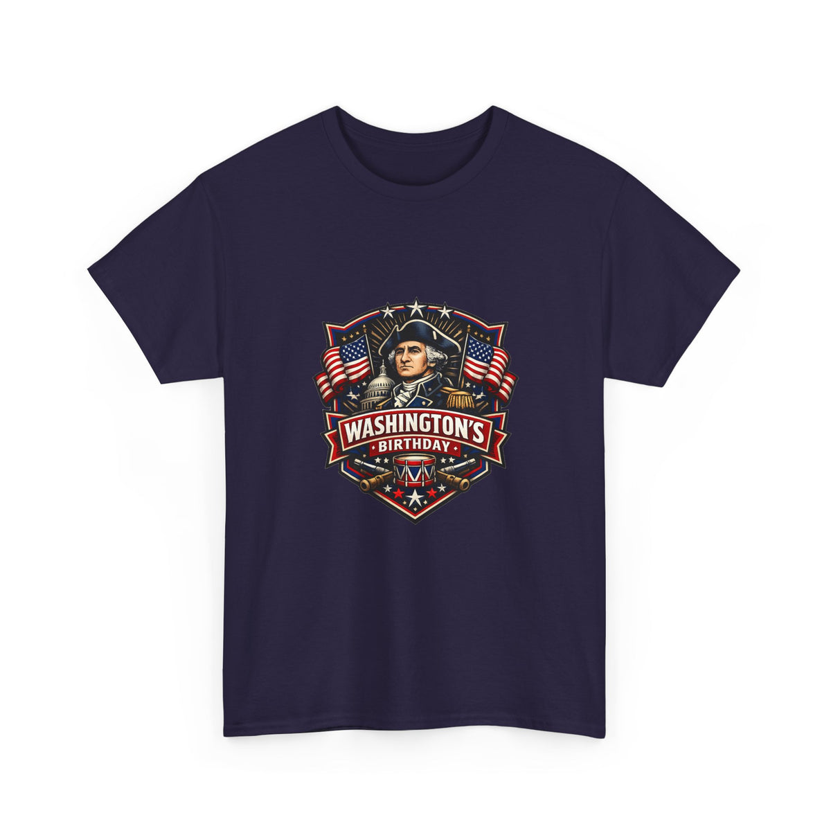 Washington's Birthday Tee for History Buffs - Patriotic Gift Idea